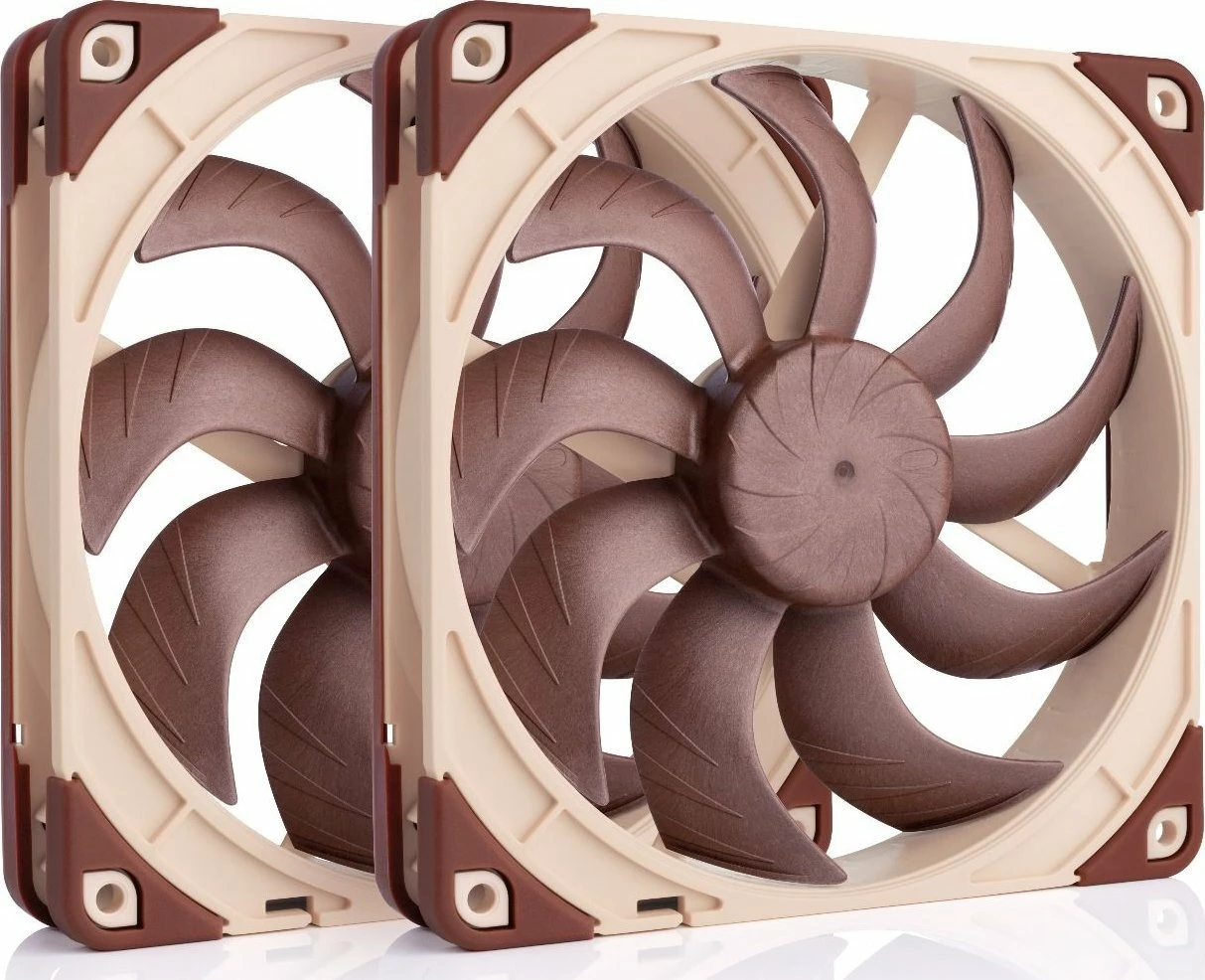 Ventilator PC Noctua NF-A14x25 G2 PWM Sx2-PP 140mm, 2 copë, kafe