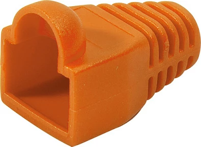 Konektor RJ45 LogiLink Cat.6 STP, 100 copë, portokalli