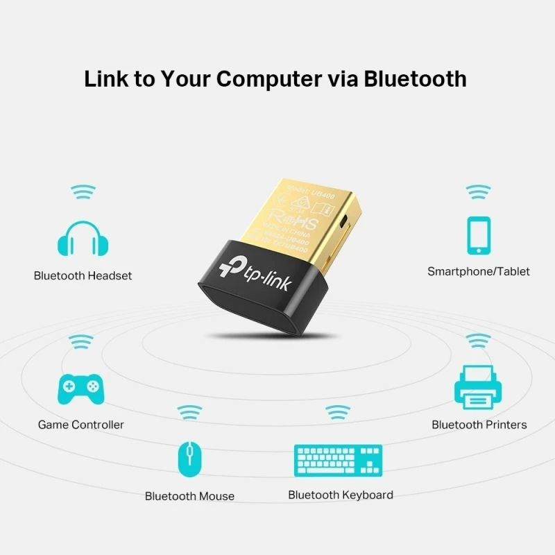 Adapter Bluetooth TP-LINK UB400 Nano, i zi/ari