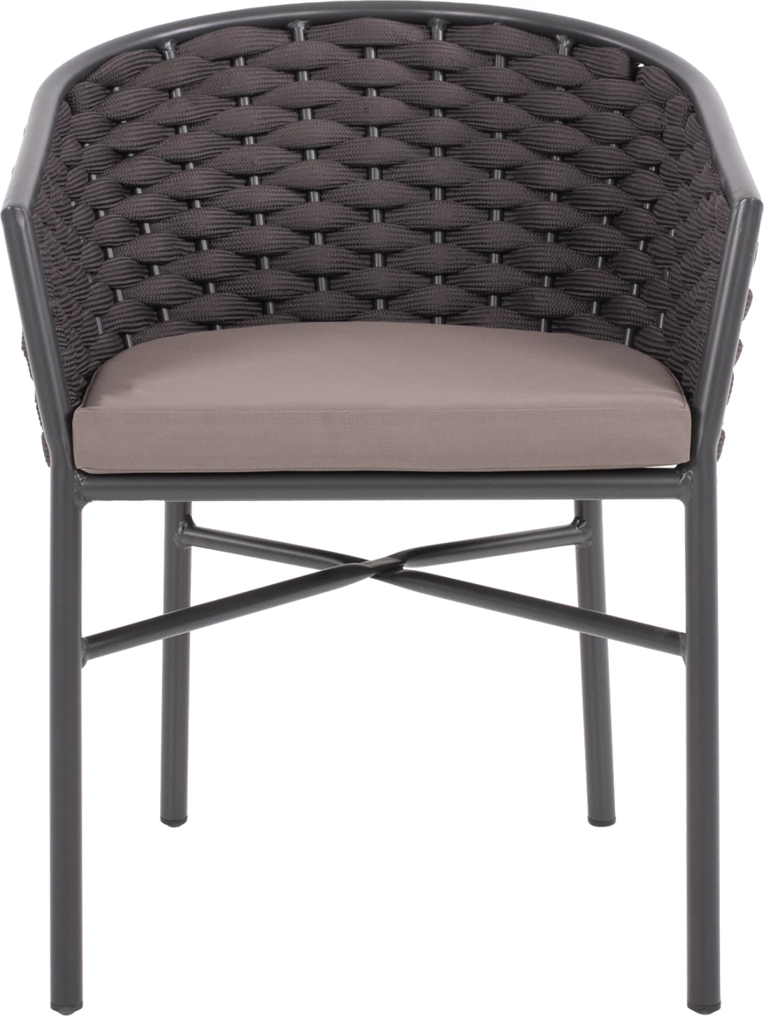 Karrige alumini me litar shkumë gri e errët 60x57x77Hcm.FH5859.01