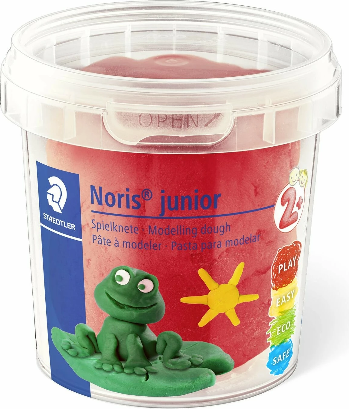 Modeling dough STAEDTLER Noris, 4 ngjyra, 4x130g, multikolor