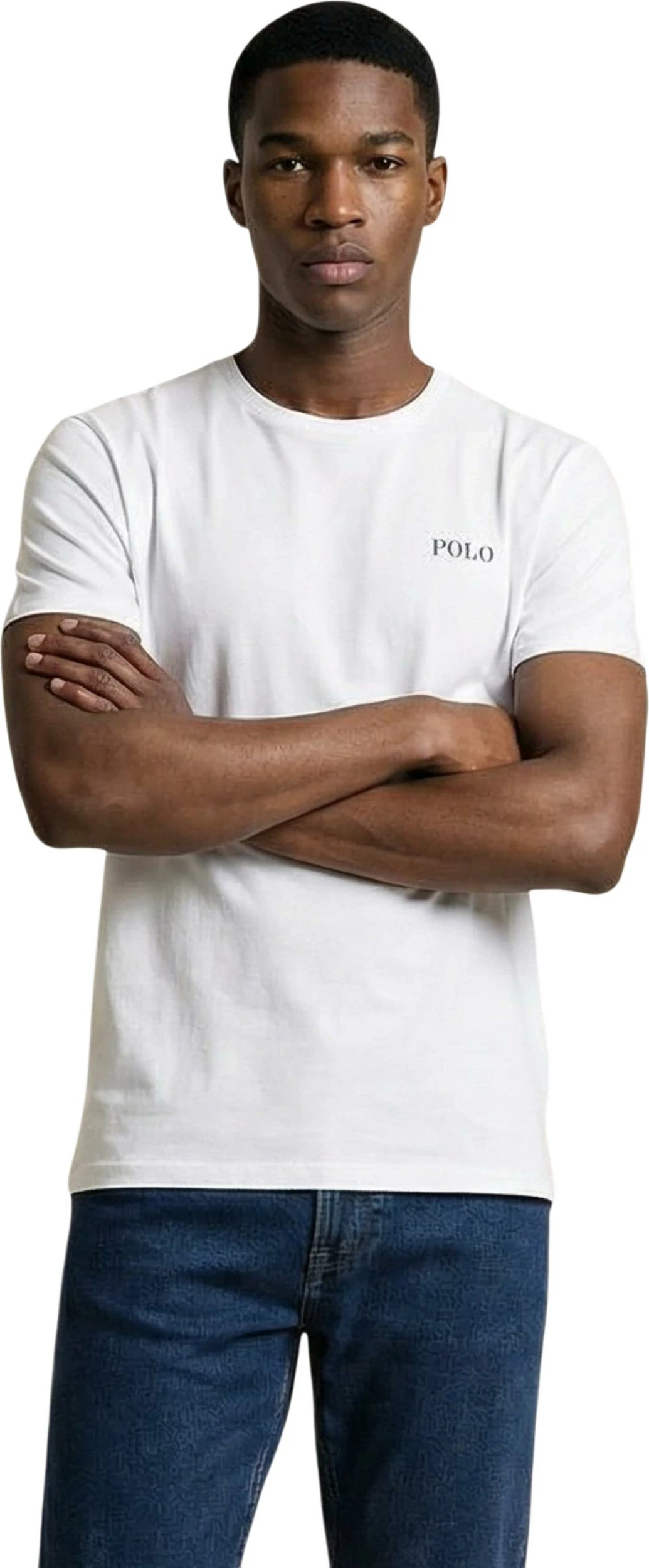 Maicë për meshkuj Ralph Lauren TOP 714931650003, e bardhë