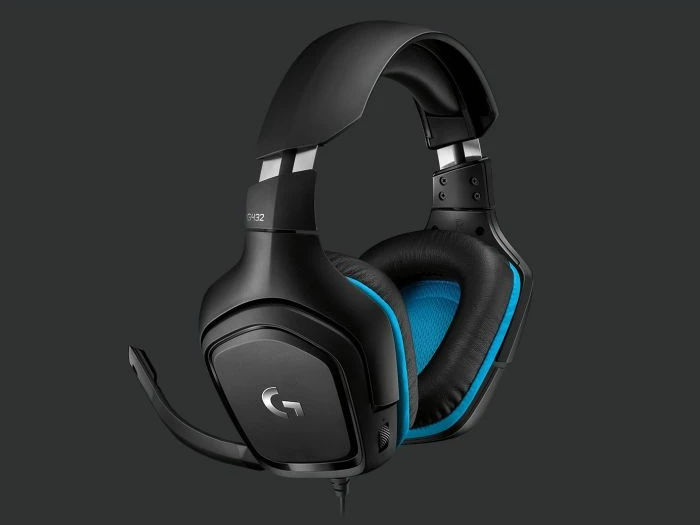Kufje gaming Logitech G432 USB 7.1 me mikrofon, lëkurë artificiale, blu