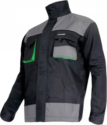 Xhaketë pune LAHTI PRO L4040748 190g/m² 100% pambuk S (48) Black-Green