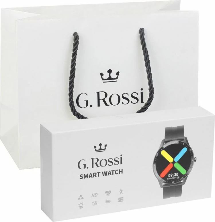 Smartwatch unisex G.ROSSI, argjend