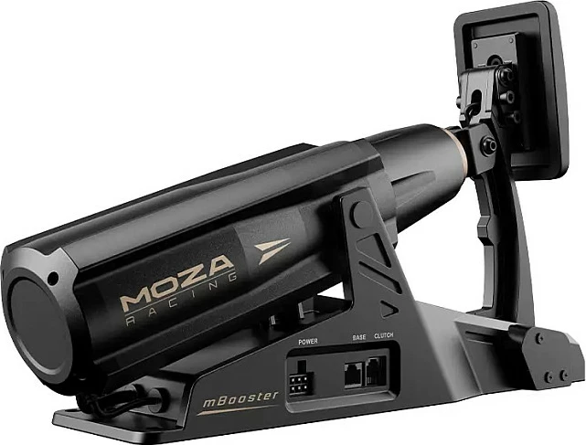 Pedal aktiv Moza Racing mBooster, kënd i rregullueshëm, alumin, i zi