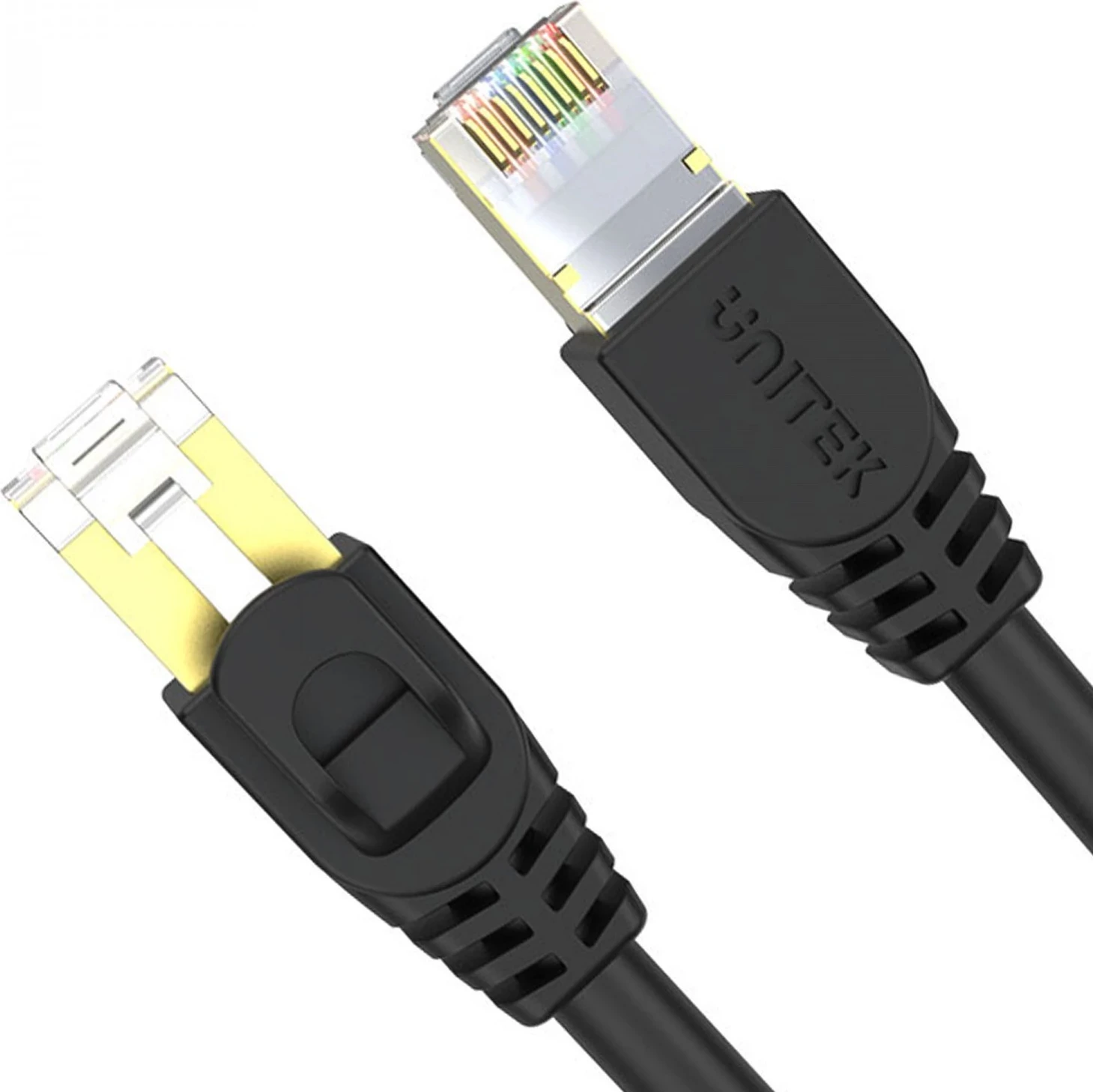 Kabllo patch Unitek Cat.7 S/FTP 5.0m, e zezë