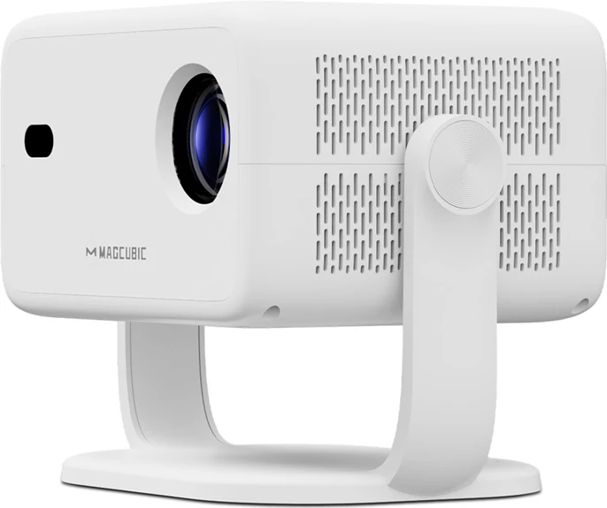Projektor Magcubic L018 1080p 400 ANSI Android 14 Wi‑Fi 6 Bluetooth 5.2, i bardhë