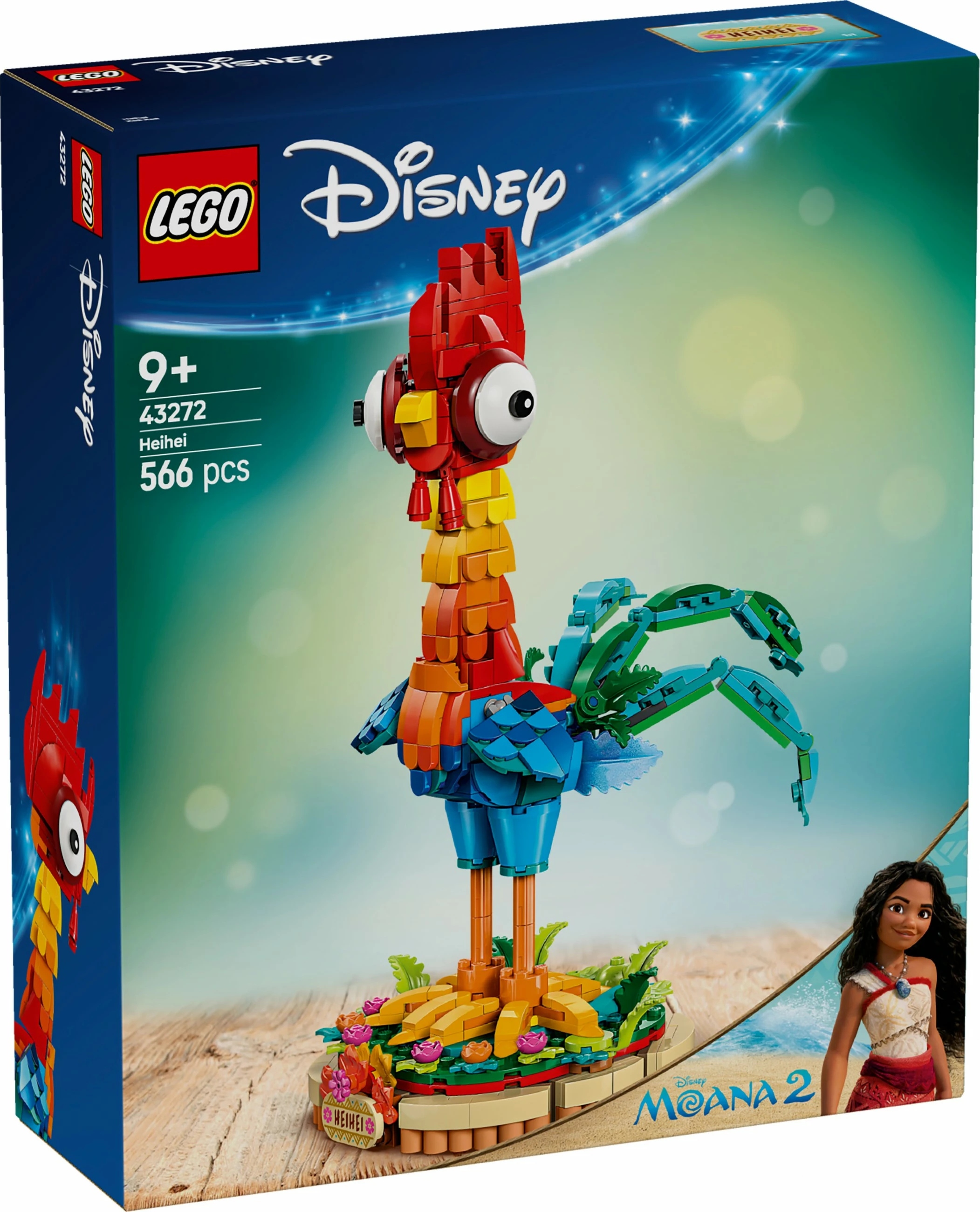 Set ndërtimi LEGO Heihei, 566 pjesë, plastikë, shumëngjyrësh