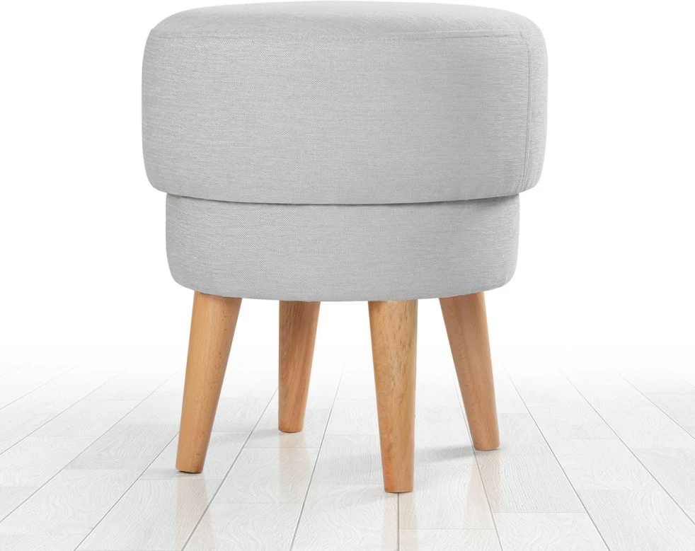 Puf Atelier del Sofa, ngjyrë gri e çelët, Veccio