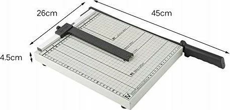 Prerëse letre Gotel K756A A4, gilotinë manuale, 12 fletë, bardh/zi