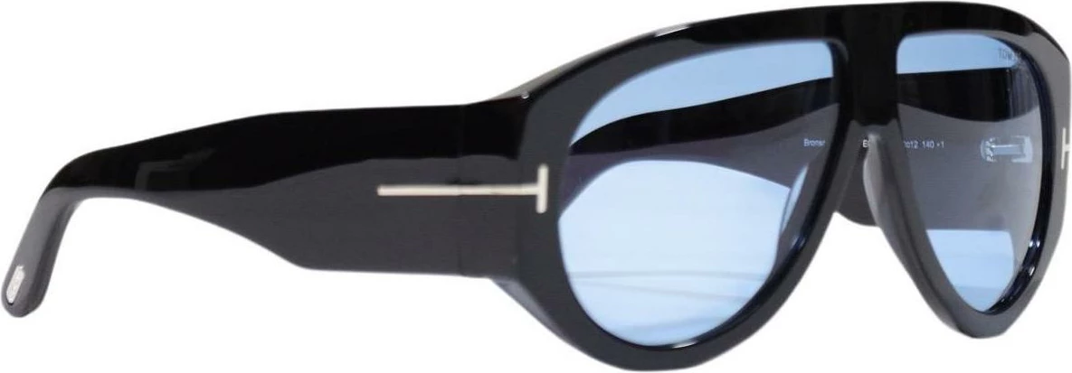 Syze dielli për meshkuj Tom Ford Bronson FT1044 01V, të zeza [Ngjyra: 60]