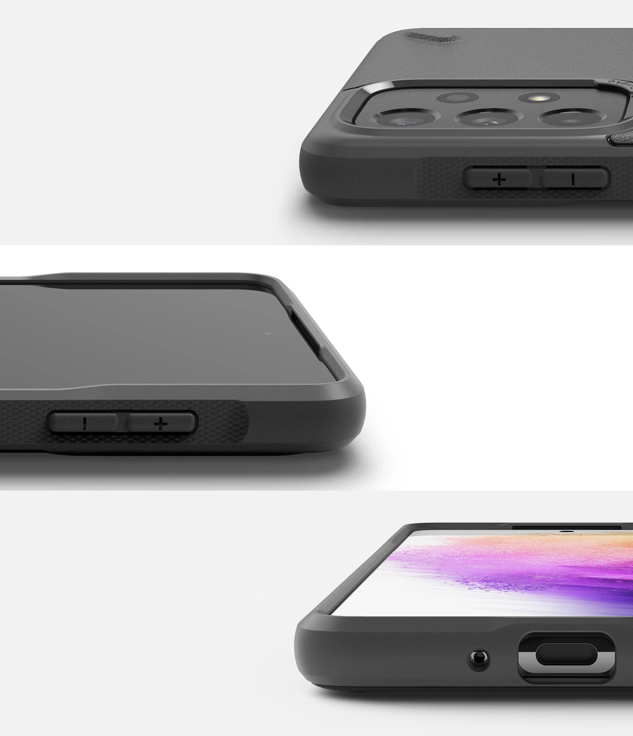 Mbështjellës Ringke Onyx për Samsung Galaxy A73, TPU, Gri