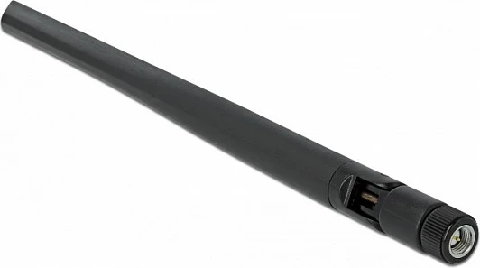 Antene WLAN DeLOCK RP-SMA 5 dBi, 20 cm, 5.15-5.85 GHz, e zezë