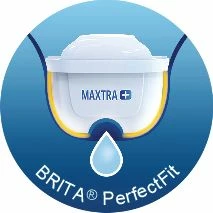 Kani filtrues uji Brita Aluna MX Pro, 2.4 L (1.4 L të filtruar), indikator elektronik, 1x filtër MAXTRA+ Pure Performance, e bardhë