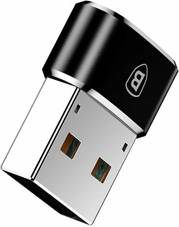 Adapter USB Baseus 28297-uniw USB-A në USB-C, USB 2.0, i zi