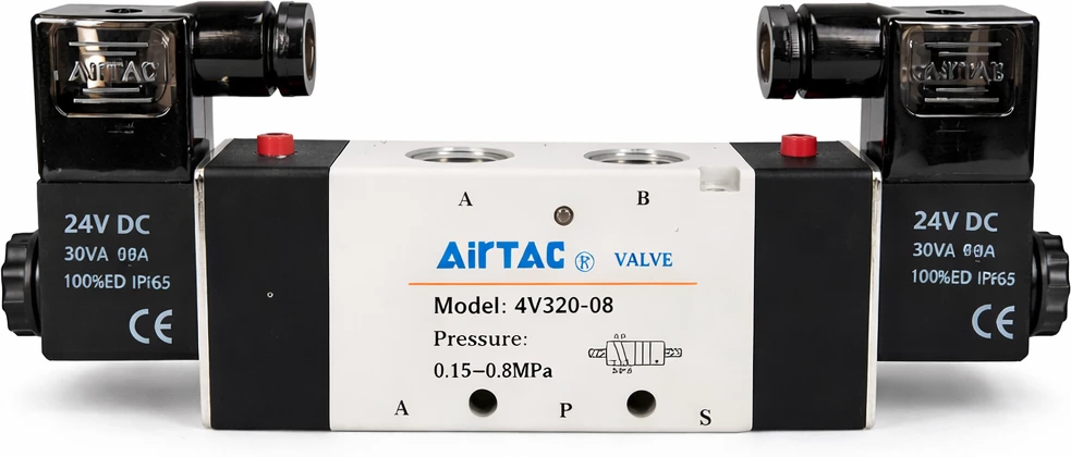 Valvul pneumatike solenoid 4V320-08 DC24V