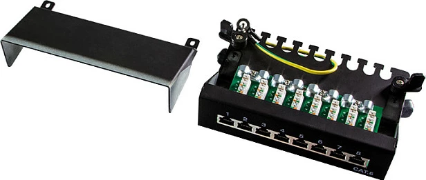 Patch panel LogiLink Desktop 8 Port Cat6 STP, i zi