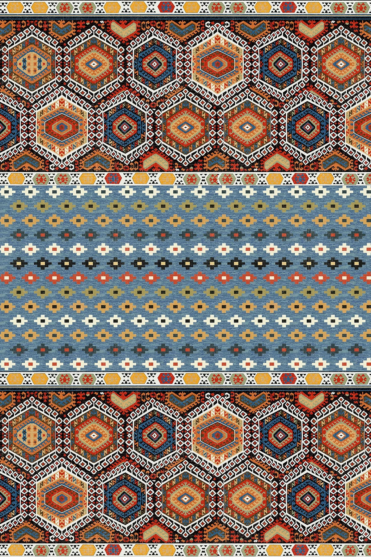Qilim për korridor, shumëngjyrësh, Conceptum Hypnose CT-1140, 80x150cm