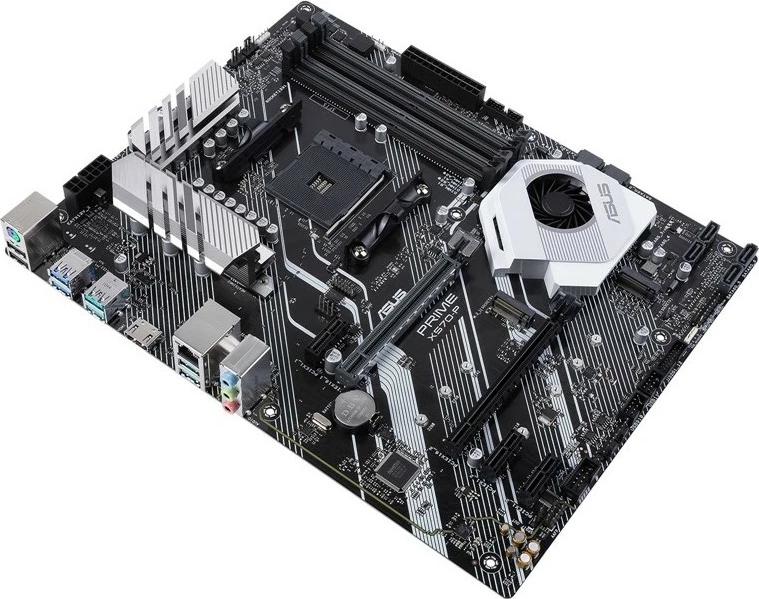 Pllakë amë ASUS PRIME X570-P, AMD, Socket AM4, DDR4, 128GB, e zezë/bardhë