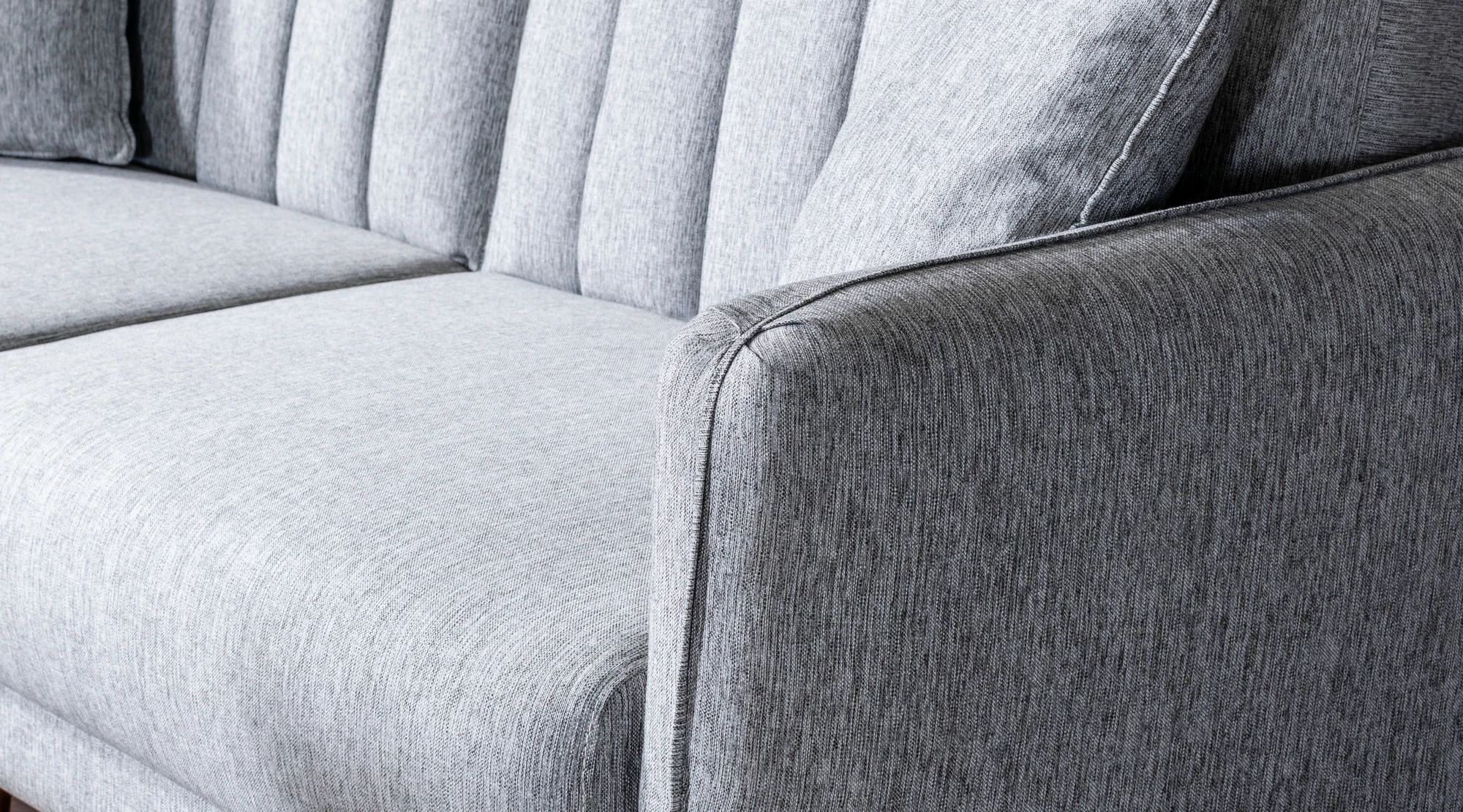 Set divan-krevat me karrige krahu, ngjyrë gri, Atelier del Sofa, Aqua-TKM03-1008