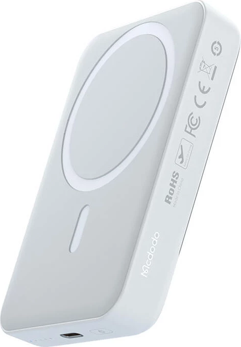 Powerbank Mcdodo MC-4260, 10000mAh, 20W, Wireless, Bardhë