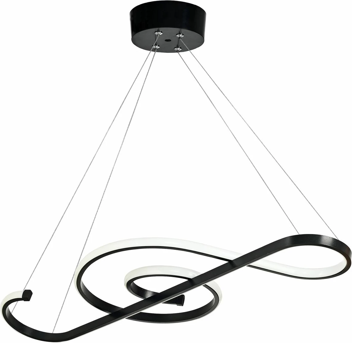Llambë tavani Opviq, Clef de Sol, trup i zi, dritë e bardhë