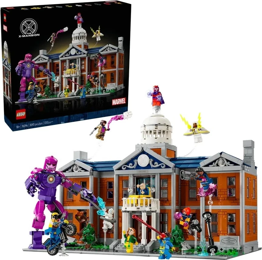 Set LEGO Marvel The X-Mansion 76294, për fëmijë 10+ vjeç