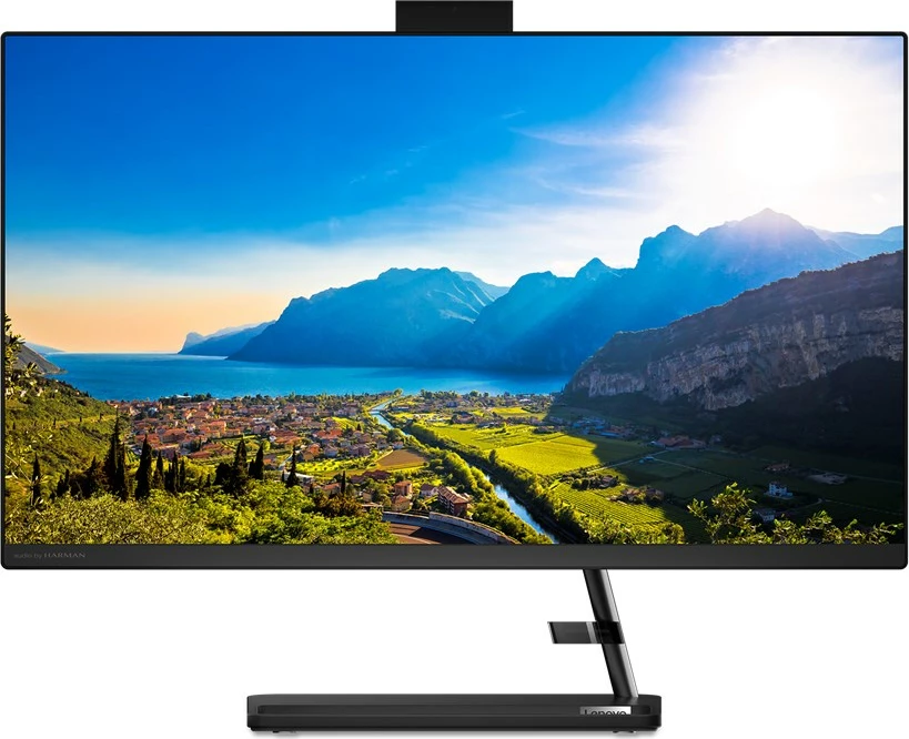 Monitor Lenovo IdeaCentre 3, AMD Ryzen 3, 27", 8GB DDR4, 512GB SSD, AMD Radeon Graphics, e zezë