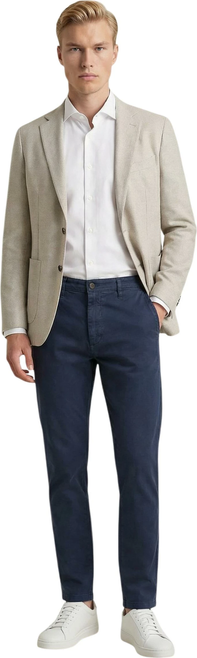 Blazer për meshkuj YOS APAMILCARE262GG-15, bezhë e çelët [Madhësia: 3XL]