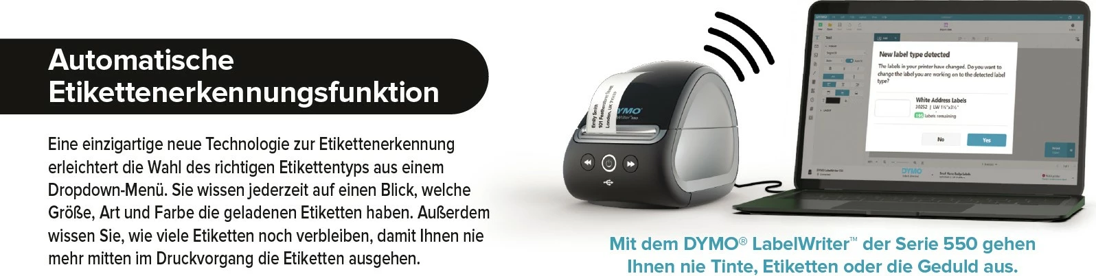 Printer etiketa Dymo LabelWriter 550 Turbo, LAN, USB, i zi