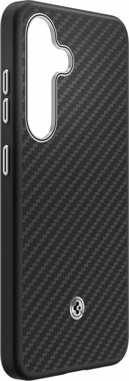 Mbështjellës Spigen Enzo Aramid GP-FPS936PGABW për Samsung Galaxy S25+, MagFit, i zi