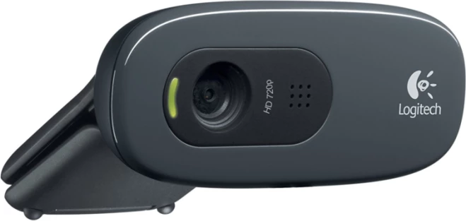 Webcam Logitech HD C270 720p, USB 2.0, mikrofon i integrum, e zezë