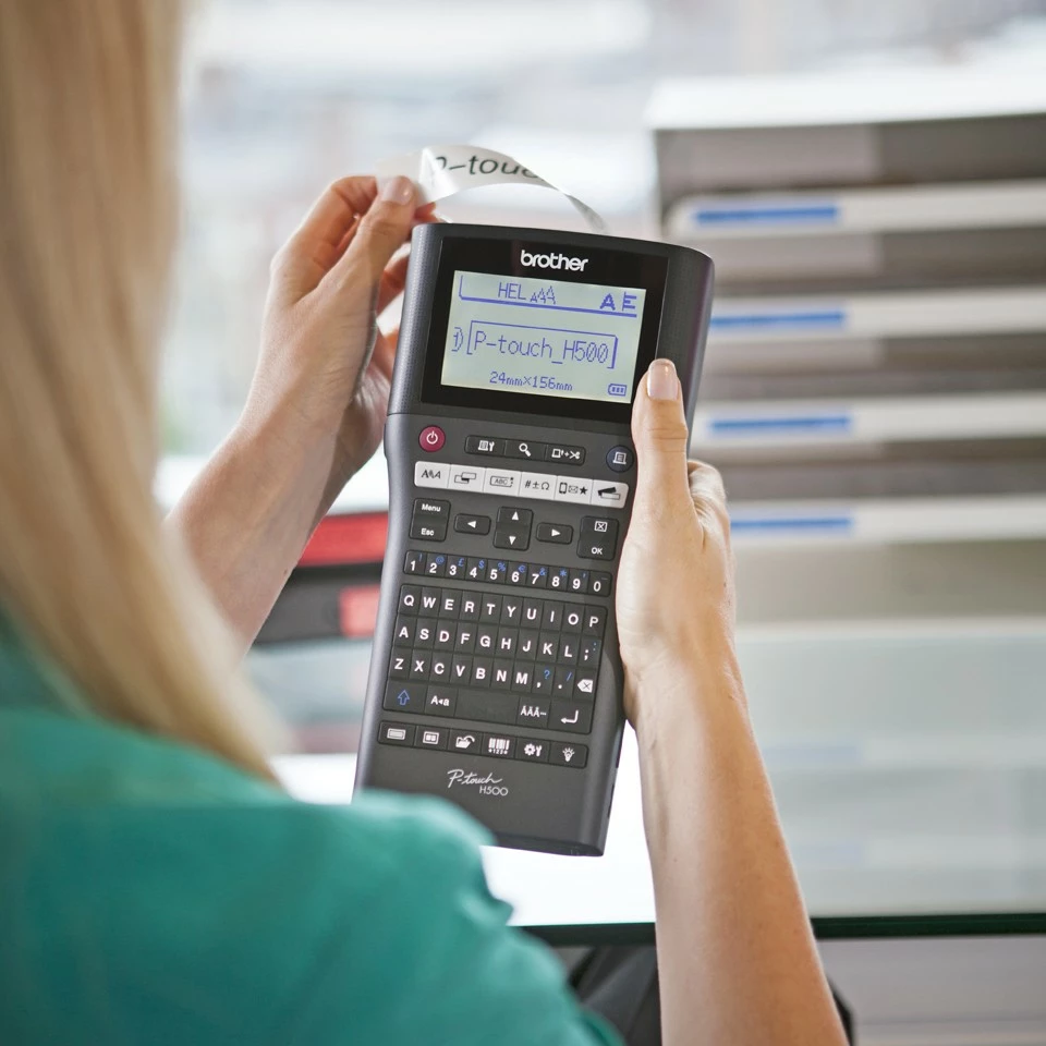 Printer etiketa Brother PT-H500, QWERTY, 180x180 DPI, USB, e zezë