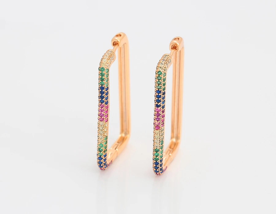 Vathë elegant Xuping të praruar në ari 18 karatësh VEXSH, shumëngjyrësh