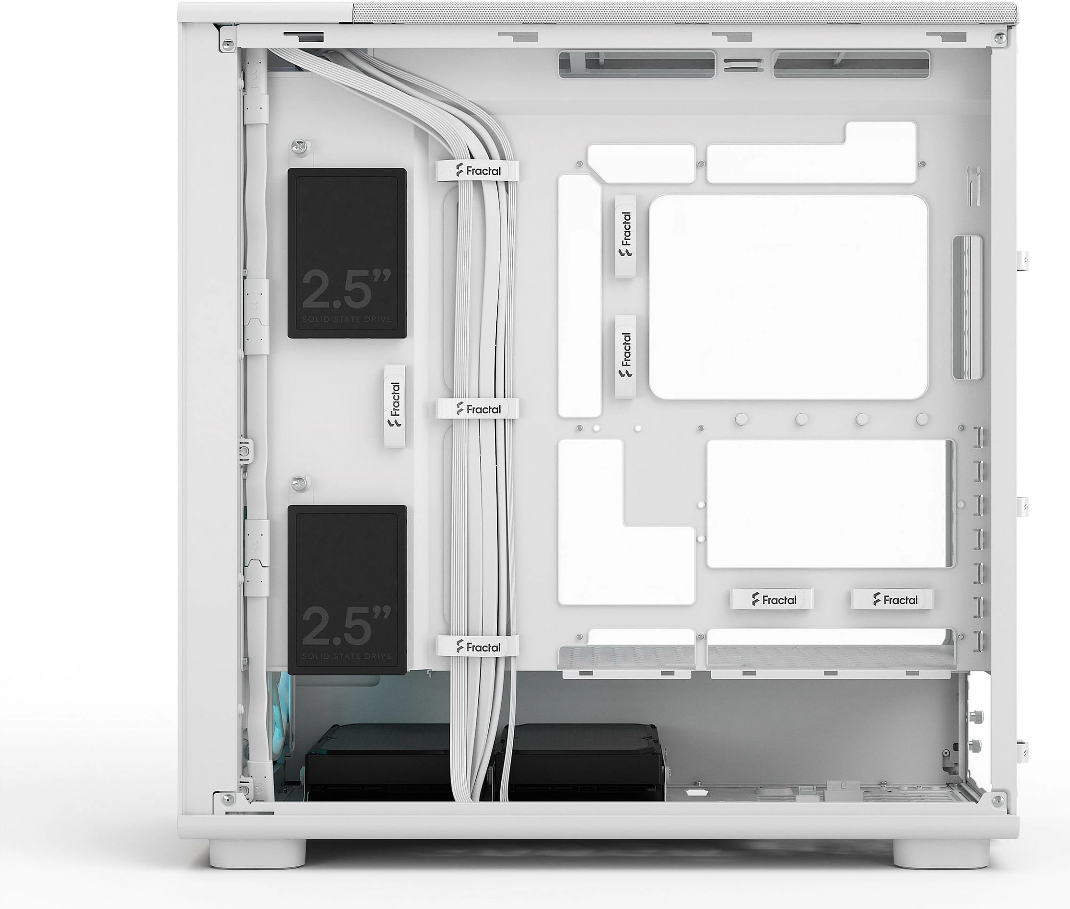 Kasë Fractal Design Epoch XL, Tower, ATX/micro ATX/ITX/E-ATX, RGB, e bardhë