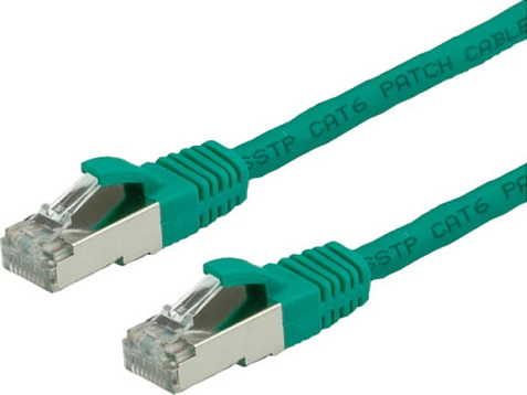 Kabllo rrjeti VALUE Cat6 S/FTP Patch Cord, 1m, LSOH pa halogjen, e gjelbër