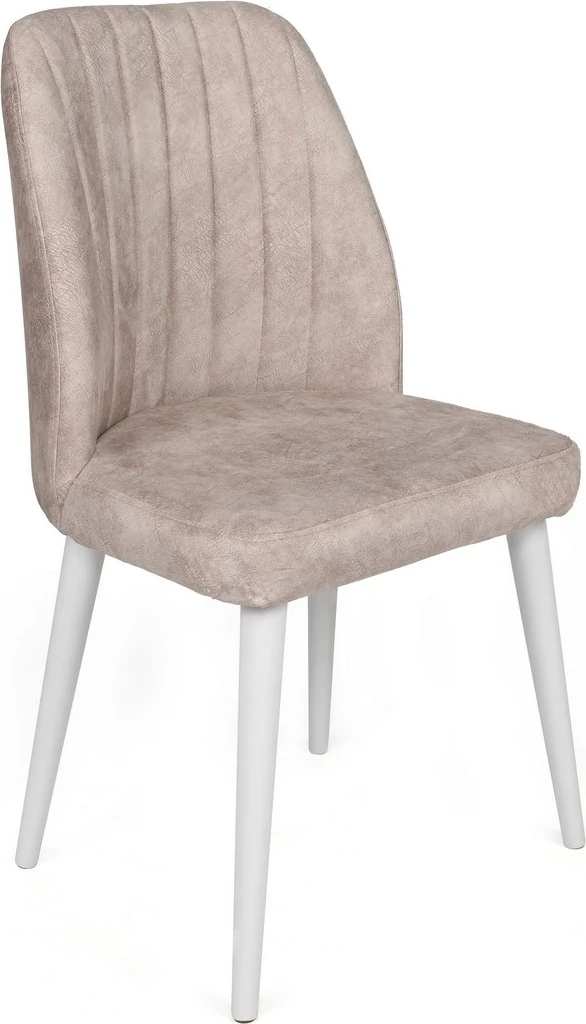 Set karrigash (4 copë) Skye Decor, Alfa-495 V4, krem dhe e bardhë
