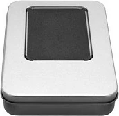 Kuti ruajtëse për USB stick MEDIARANGE, alumini, 115x85x22 mm, argjend
