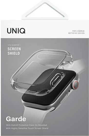 Mbështjellës UNIQ Garde për Apple Watch 7/8/SE2 41mm, Transparent