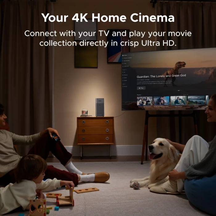 NAS pajisje UGREEN NASync DH2300, 2-bay SATA, ARM 8-core 2.2GHz, 4GB LPDDR4X, 32GB eMMC, 1GbE, gri