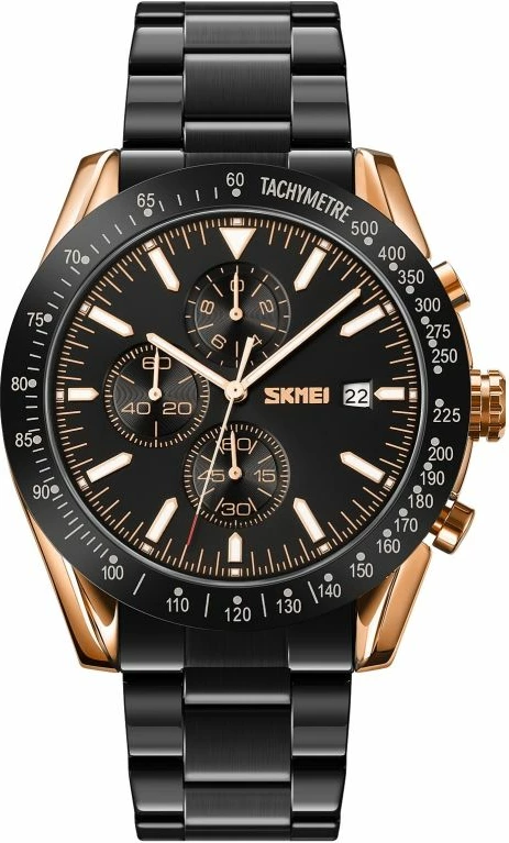 Orë dore për meshkuj Skmei, e zezë