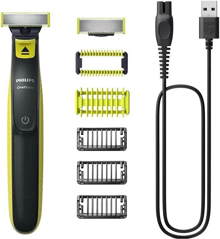 Makinë rroje Philips OneBlade QP2824/10, për fytyrë dhe trup, e zezë