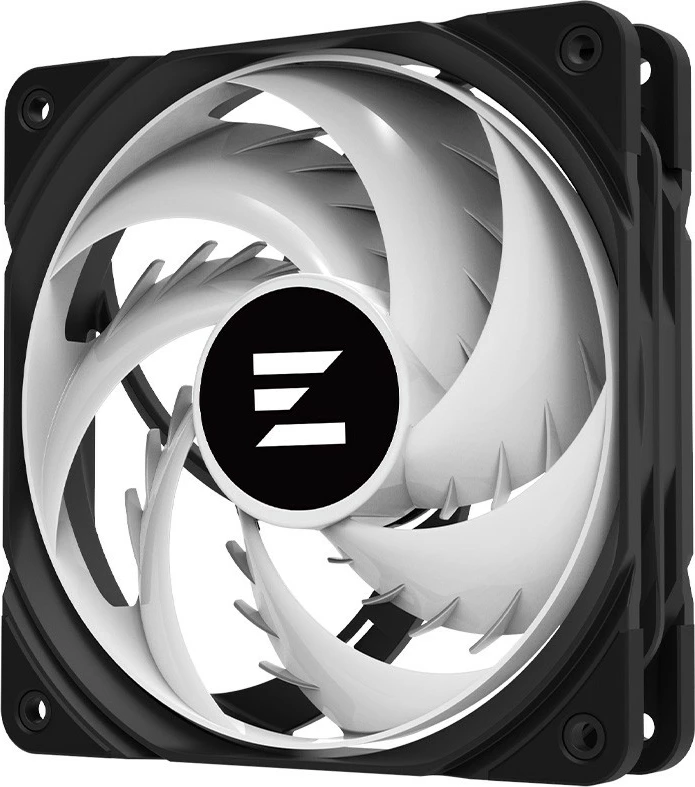 Ventilator kase Zalman ZM-AF120 ARGB Black, 12 cm, me ndriçim ARGB, i zi