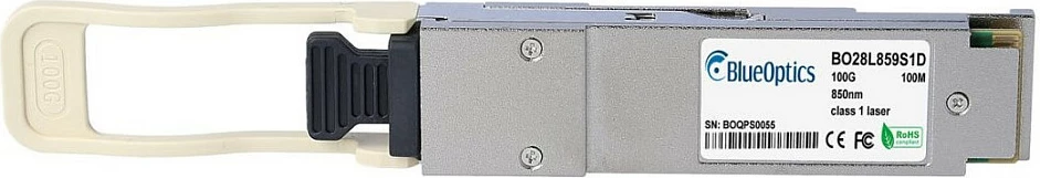 Modul transceiver BlueOptics QSFP28 100GBASE-SR4, 100GbE, MPO, 100m, 850nm