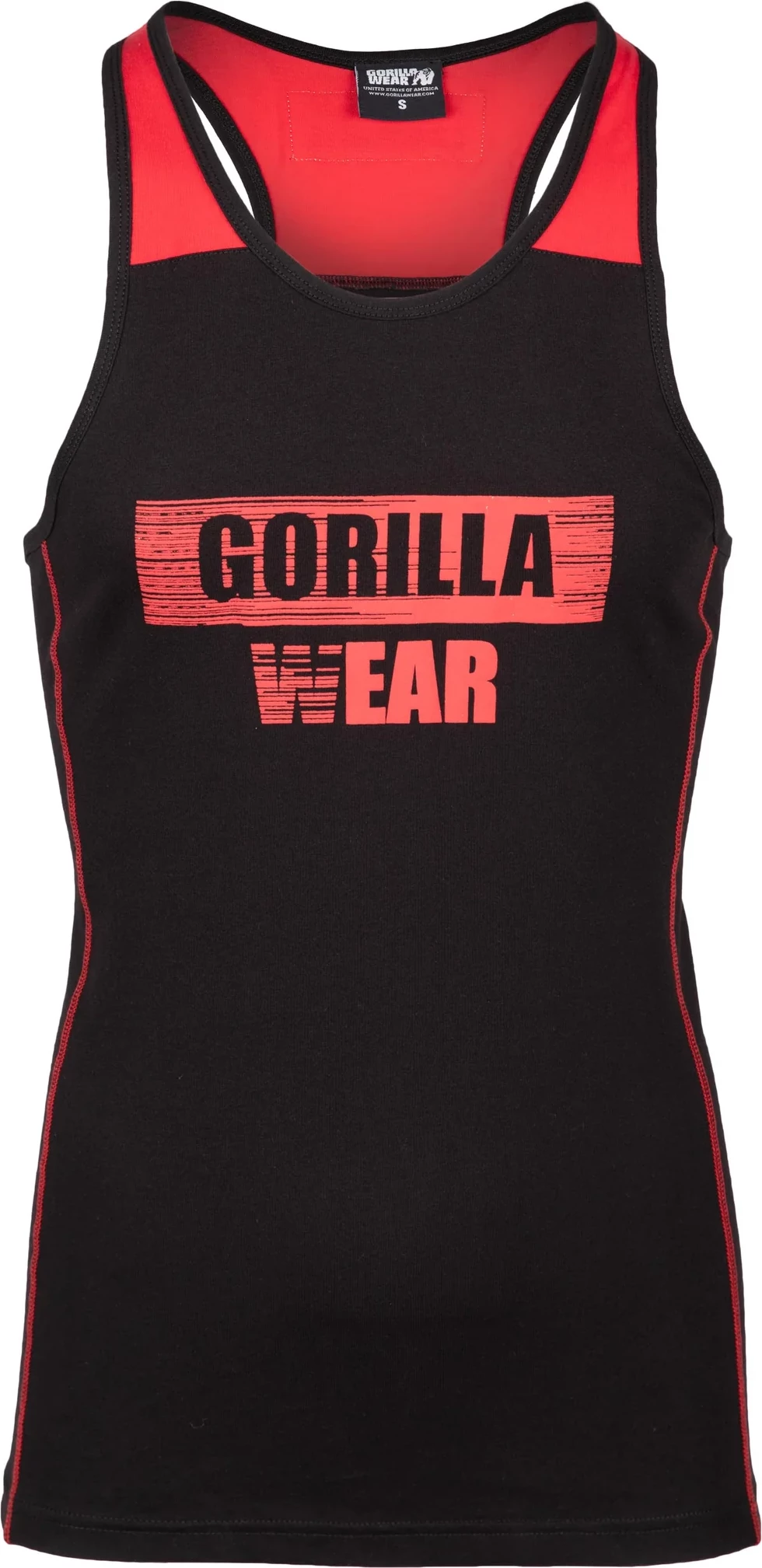 Wallace Tank Top - Black/Red