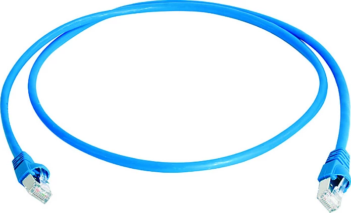 Kabllo rrjeti Telegärtner Patch S/FTP Cat6A, 0.25m, blu