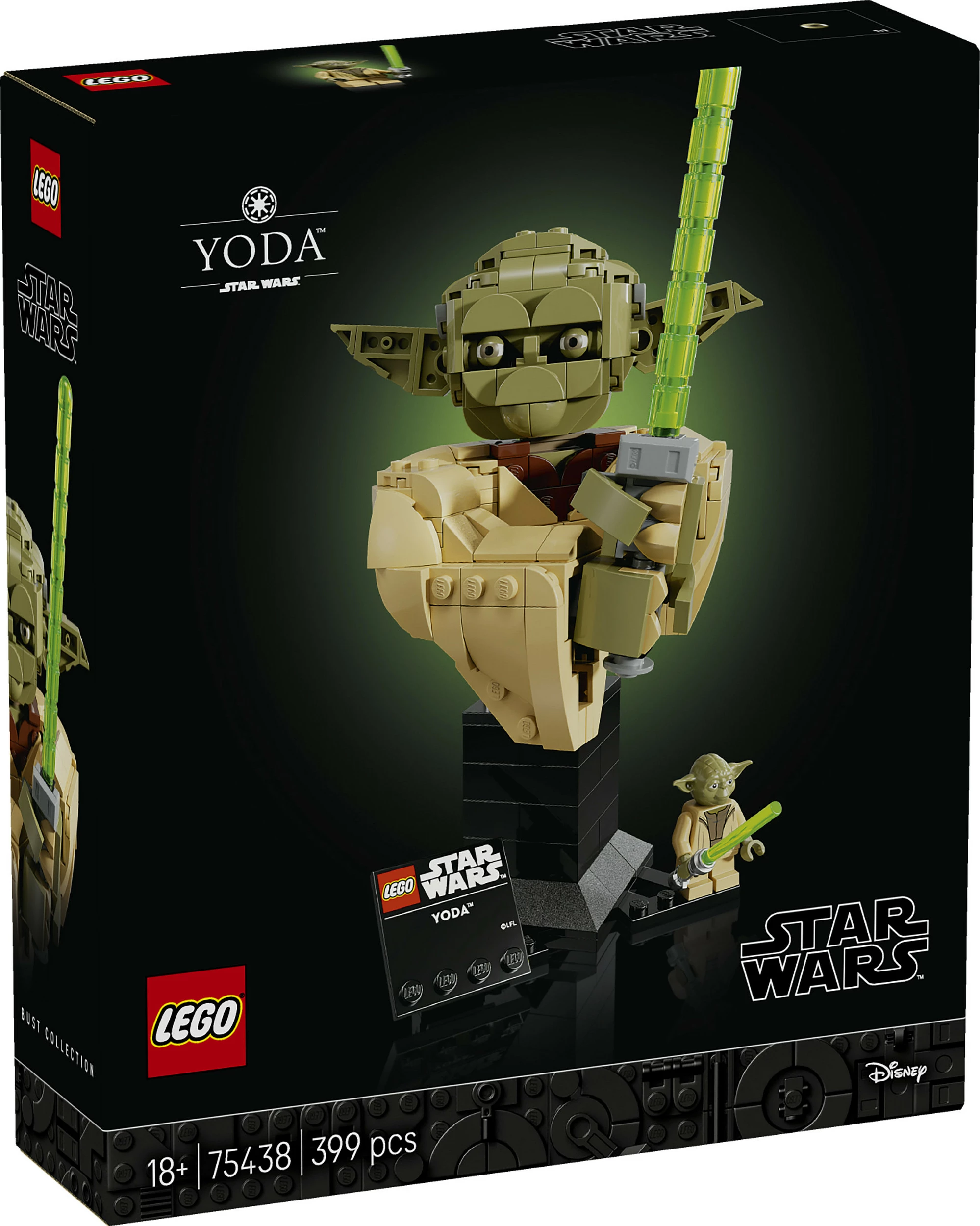 Set ndërtimi LEGO Star Wars 75438 Yoda, 399 pjesë, multikolor