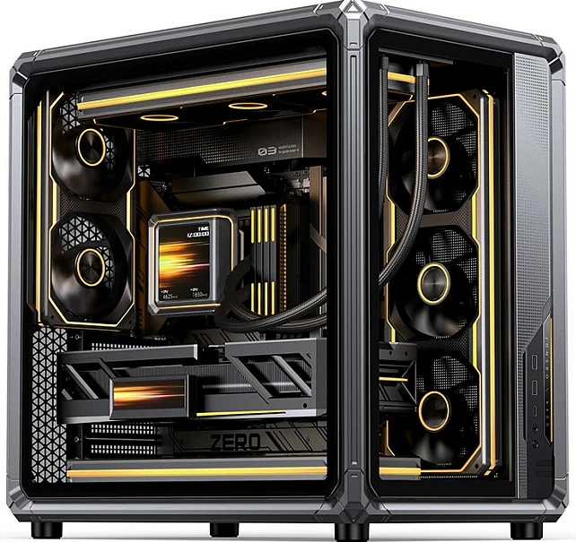 Kasë Jonsbo X400, Midi-Tower ATX, xham i temperuar, gri
