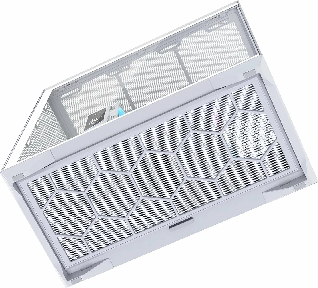 Kasë Modecom Volcano Space XL NF (AT-SPACE-XL-NF-0000-20) Full Tower E-ATX/ATX/Micro ATX/ITX, USB-C, pa ventilatorë, pa PSU, e bardhë